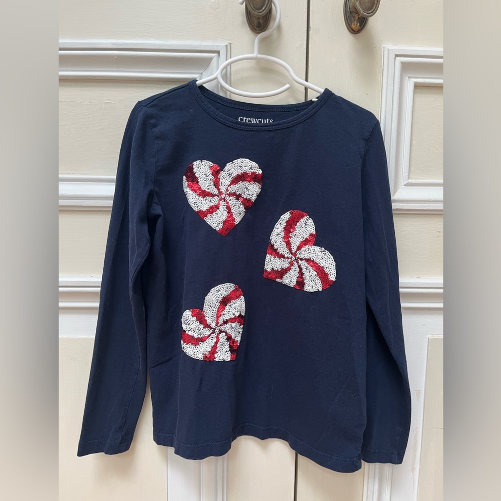 Crewcuts girls long sleeve cotton shirt. Size 8